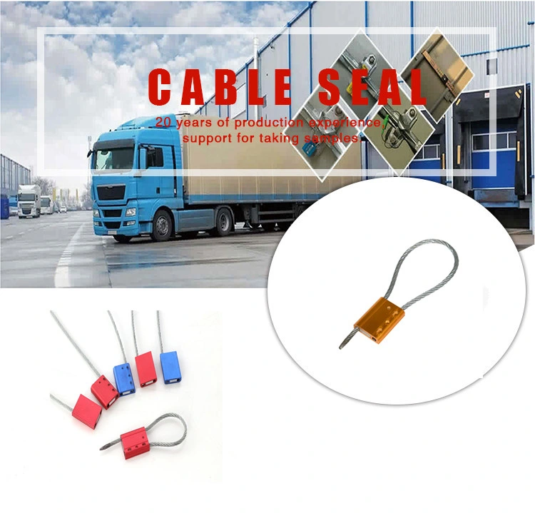 High-Security Seals C111 Cable Seal High-Tensile Strength Wire Alumium-Alloy Lock Head