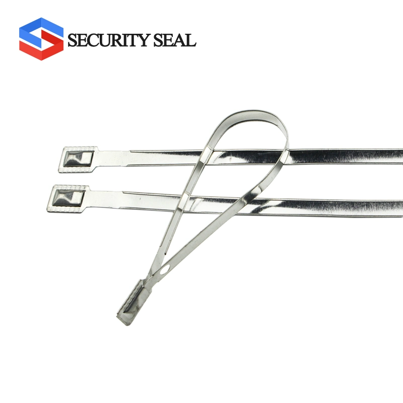 Fixed Length Disposable Wholesale Tamper Proof Container Seal Security Strap Metal Seal