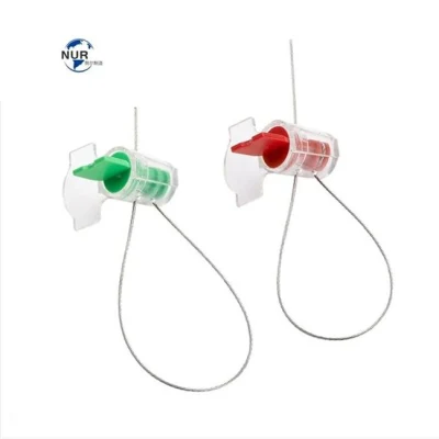 Anti Tamper Security Plastic Twister Meter Seal with Cable Wire for Water Gas Electric Meters