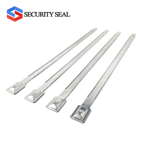 Fixed Length Disposable Wholesale Tamper Proof Container Seal Security Strap Metal Seal