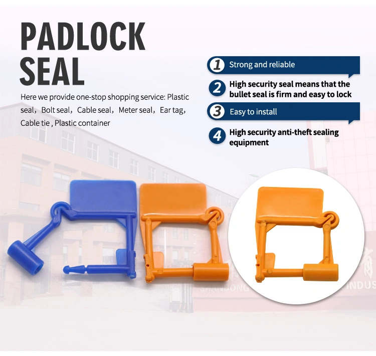 Security Plastic Padlock Seal for Custom Container