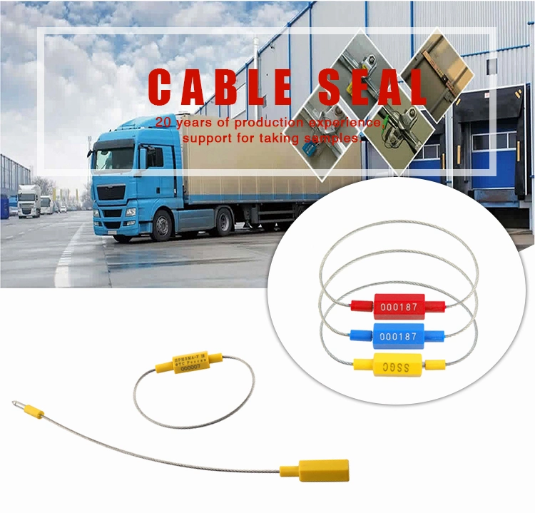 China Factory High Quality Fixed Length Disposable Steel Wire Cable Seal