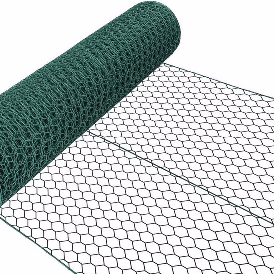 PVC Wire Mesh Roll/Plastic Coated Welded Wire Mesh/Green Color Welded Wire Mesh