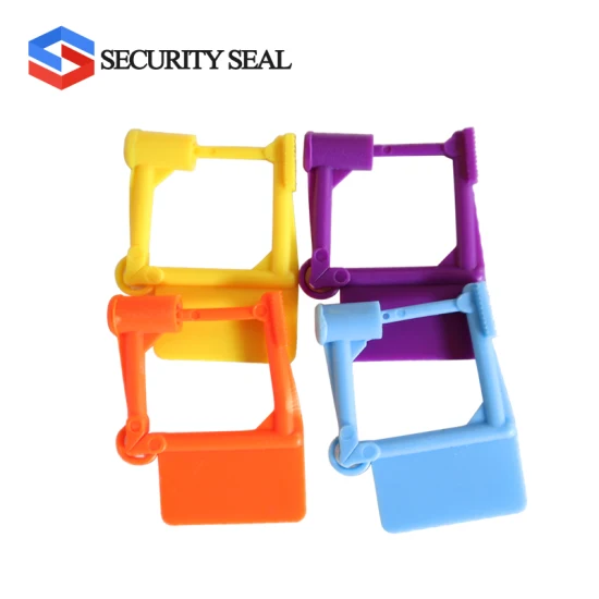 Disposable Custom Airline Bags Lock Tamper Proof Security Plastic Padlock Seal