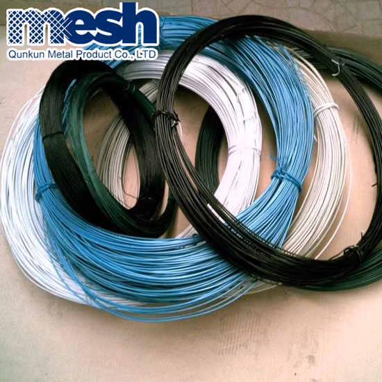 Daily Binding Wire Color PVC PE Plastic Coated Galvanized Wire PVC Iron Wire