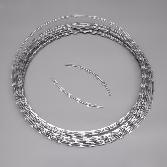 Plastic Coated Razor Barbed Wire/Spiral Razor Barbed Wire