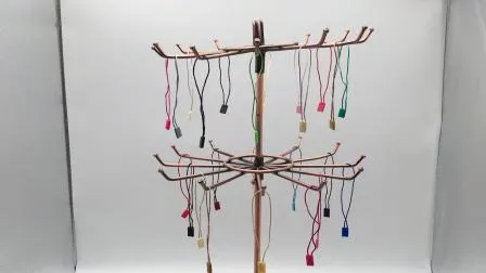 Custom Retail Jewelry Metal Swing Aluminum Alloy Brand Logo String Paper Guarantee Security Plastic Seal for Paper Tag and Clothing Garment Accessories (800001)